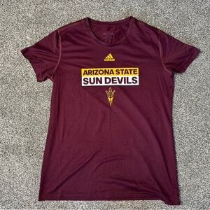 Adidas Arizona State Sun Devils T-Shirt, Womens Large